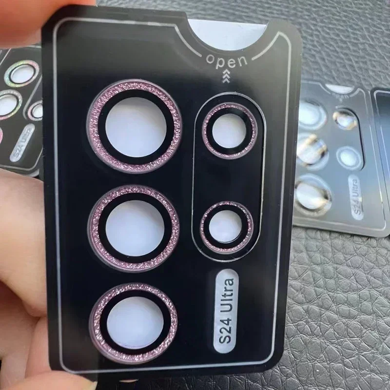 Sparkling Tempered Glass Camera Lens Protector