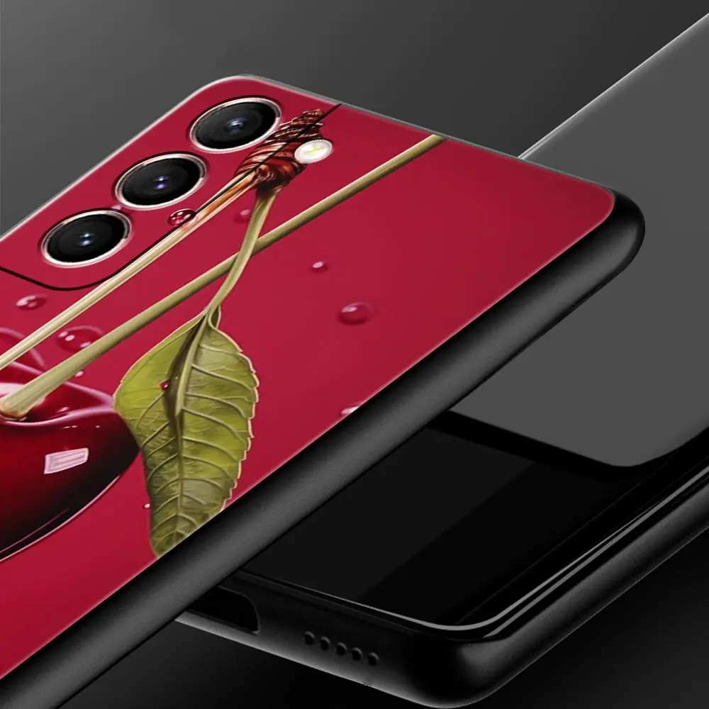 Charming Cherries Silicone Phone Case Cover