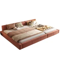 Lit de lecture moderne chambre Unique filles rembourrage Double lit Queen salon tables de nuit Letto Matrimoniale meubles de maison 6