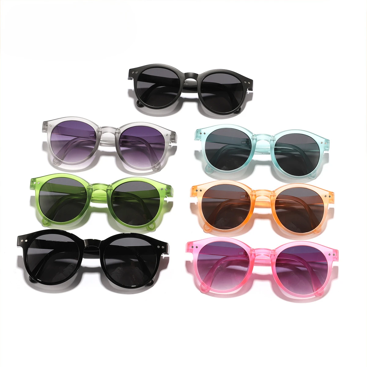 Baby Candy Color Sunglasses Outdoor Sun Protection Trendy UV Shield Shades Infants & Toddlers Eyewear