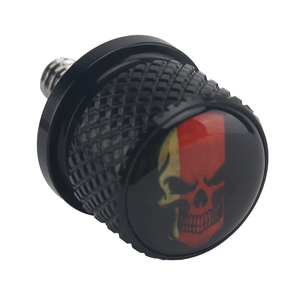 8 mm Edelstahl-Motorrad-Schnellverschluss-Schädelbolzen, passend für Scout alle Modelle, universeller Topper mit individuellem Design – Detail 16
