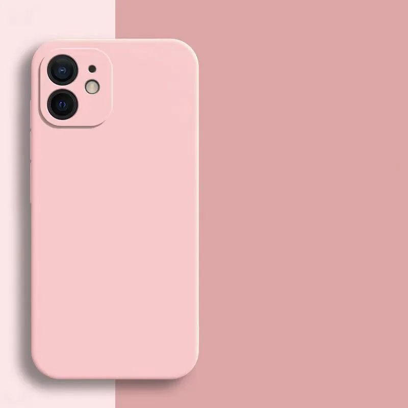 Flüssigsilikon-Schutzhülle für iPhone 11 12 13 mini 14 15 16 16e 17 Air Pro X XR XS Max 7 8 Plus SE 17e Rückseiten-Abdeckung – Detail 11