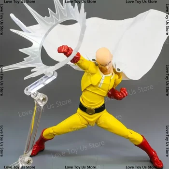 Amazing Yamaguchi Revoltech Saitama Action Figure - One Punch-Man Pvc Statue by Kaiyodo - Anime Model Collectible Gift 1