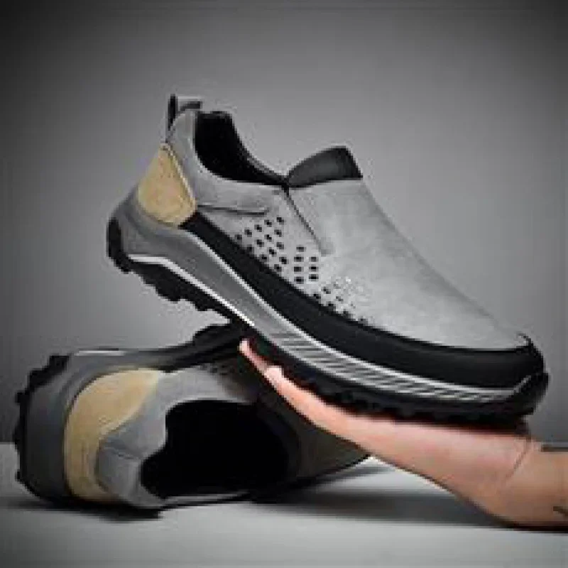 

Модная обувь для вождения, мужская обувь, весна 2023, новинка, мужские мокасины, обувь без шнуровки в британском стиле, деловой и Повседневный стиль