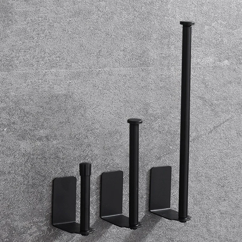 Self Adhesive Toilet Paper Holder Wall Mount No Punching Stainless Steel Tissue Towel Roll Dispenser Bathroom Kitchen paper towel rack,toilet roll holder