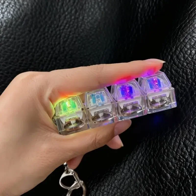 Keychain LED light close-up