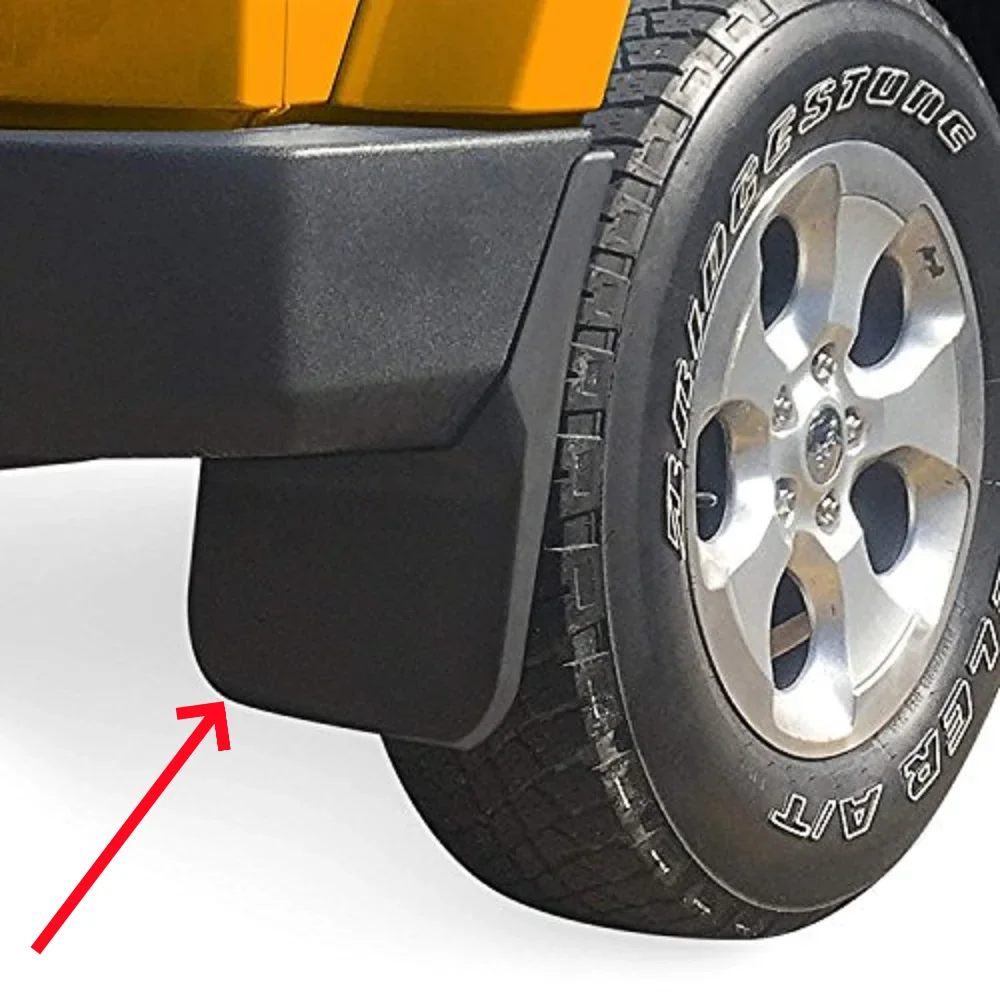 

4 Pcs Front Rear Fender Splash Mud Guards Flaps For Jeep For wrangler JL 2018+ MUD FLAPS JL1002 LantSun