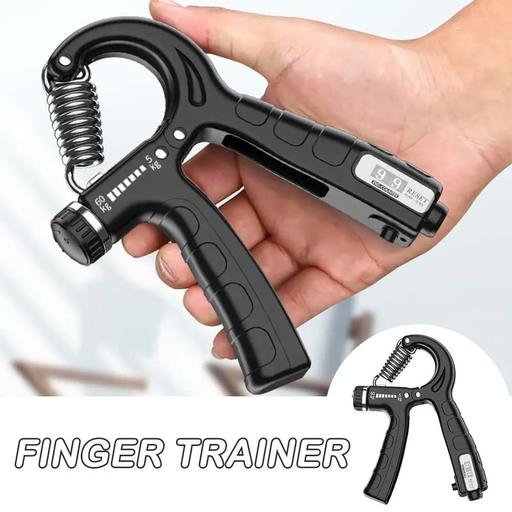 5-60Kg Gym Fitness Hand Grip Men Adjustable Finger Heavy Exerciser Strength For Muscle Recovery Hand Gripper Trainer