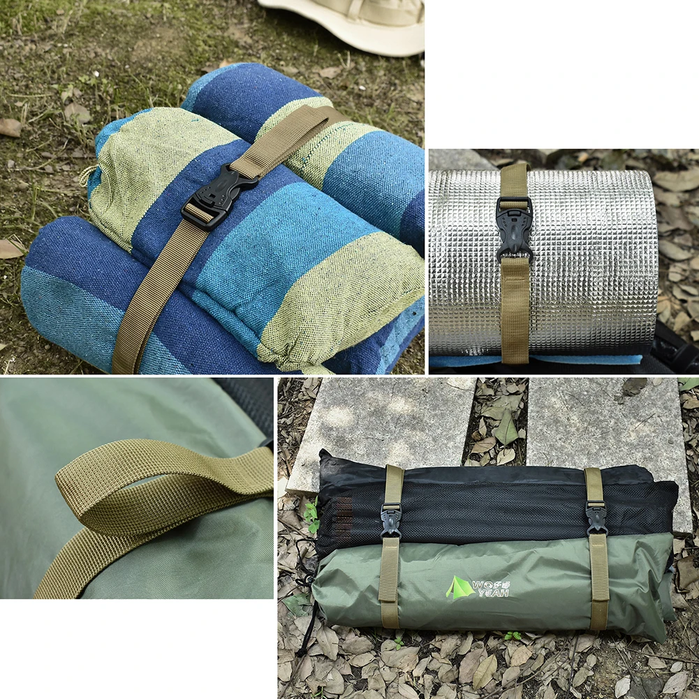 Portable Adjustable Outdoor Camping Cargo Storage Fixing Belt Tour Baggage Tied Strap