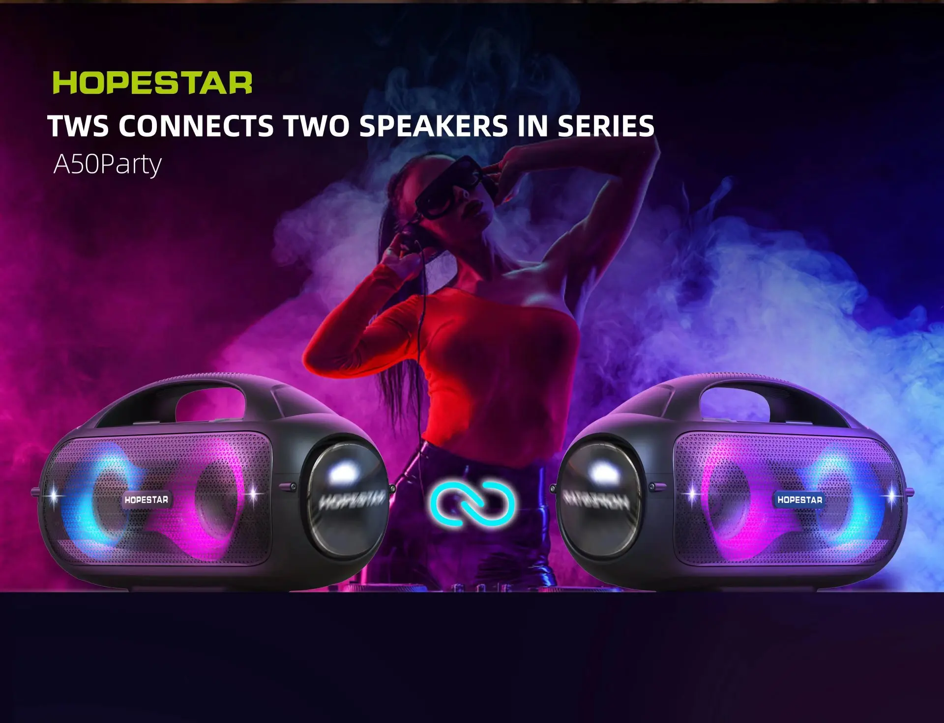 Hopestar A50 party 80W Bluetooth Speaker Price in Bangladesh