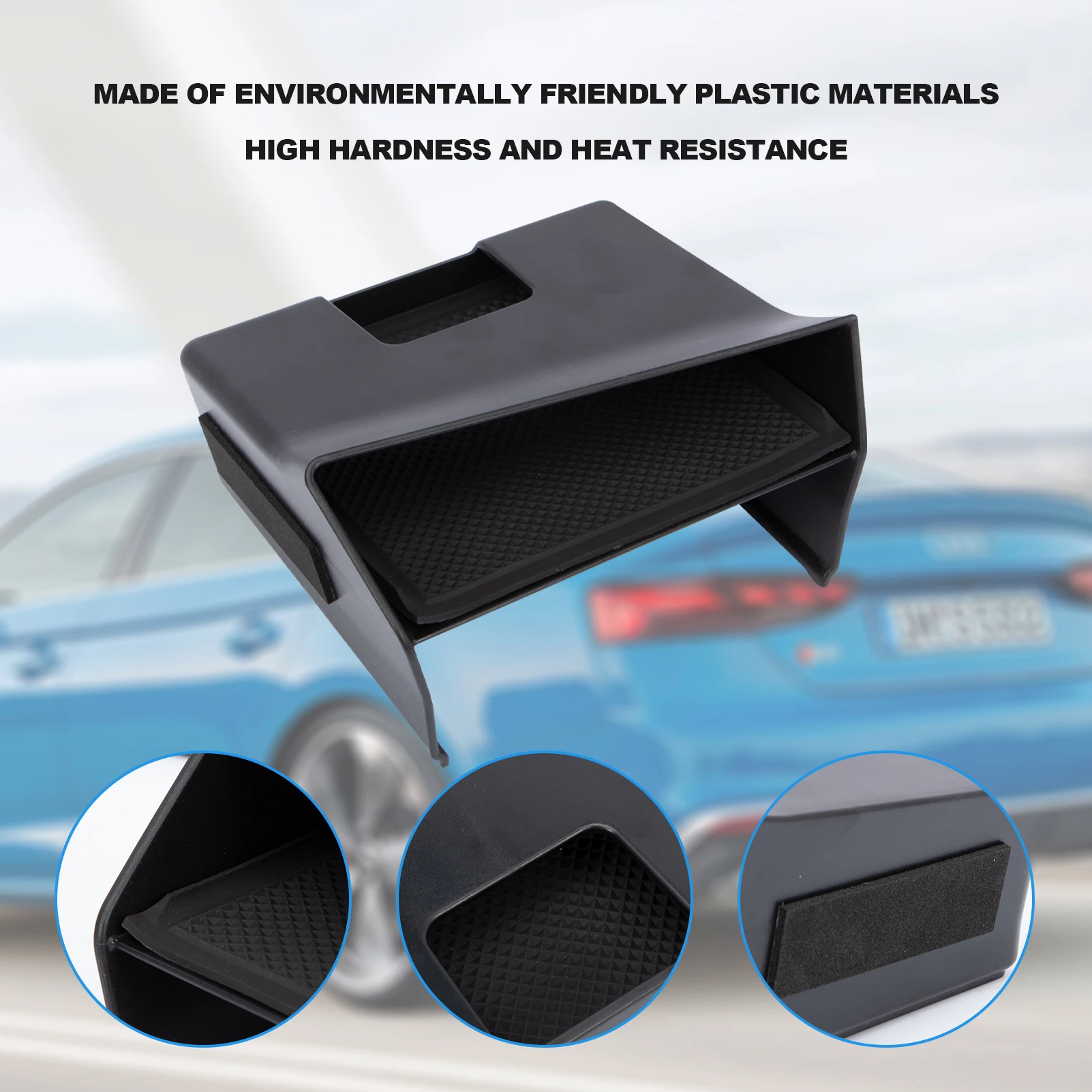 CDEFG Compatible Avec Audi Q3 F3 2019-2024 2025 Boîte De Rangement De