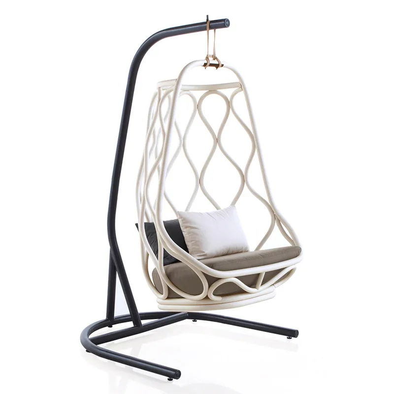 

YY Glider Floor Hanging Net Red Chair Sunshine Room Outdoor Garden Balcony Swing