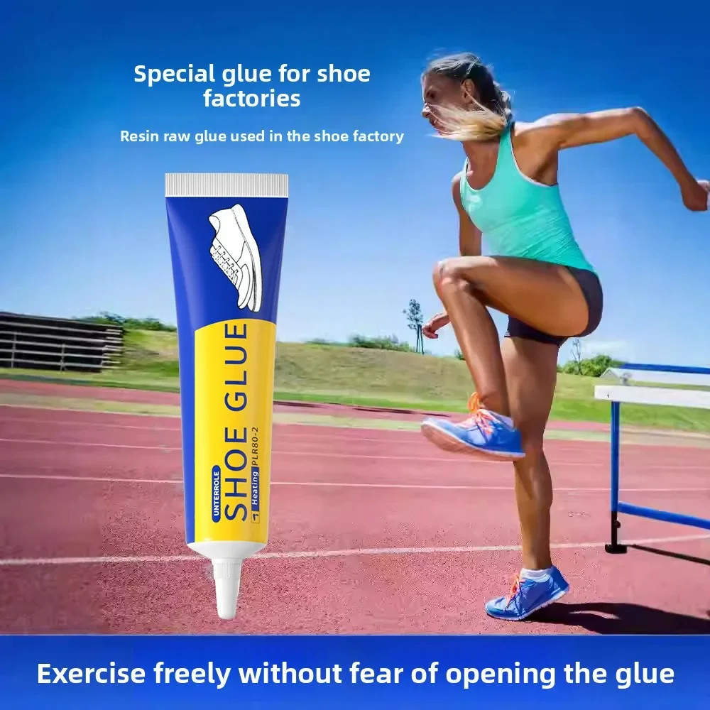 Strong Shoe Glue 60ml, Waterproof Shoe Adhesive Fast Dry for Repair, Sneaker Boot Fix, Transparent Soft Resin DIY Craft Glue