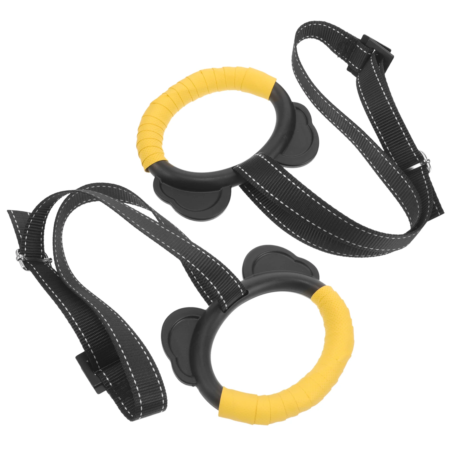 Plastic Iron Kids Pull Up Rings Gymnastics Trainer Exercise Rings For Gym Workout Sports Baby Gymnastics Equipment