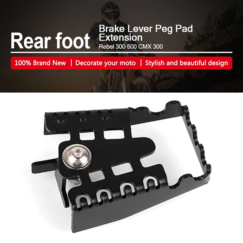 

For Honda Rebel CMX300 CMX 500 2017 2019 2020 2021 Rebel 300 500 CMX 300 Motorcycle Accessories Brake Block Brake Increase Block