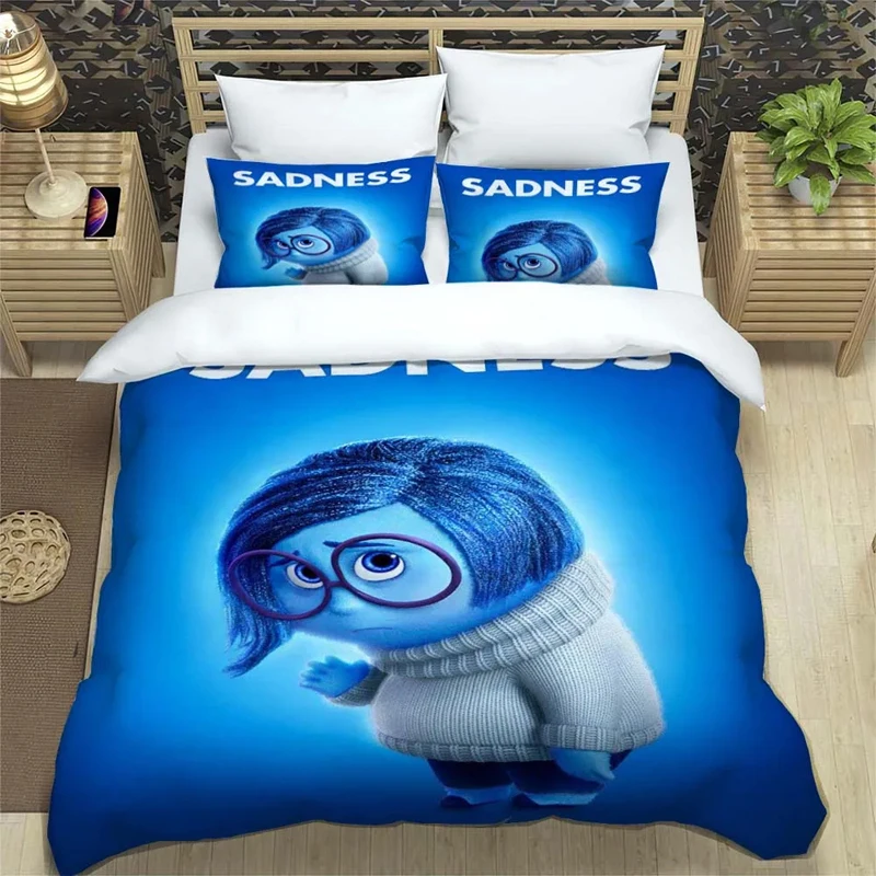 thumbnail image 1 of Disney-Juego de ropa de cama con dibujos animados para niños, funda de edredón con funda de almohada, decoración de dormitorio, regalo de Navidad, 2 piezas, 1 of 4