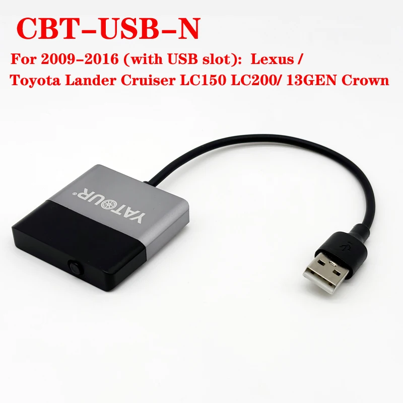 Yatour USB Bluetooth adapter with ipod mode input for 2009- Luxury Lexus LX GX ES LS LM Toyota LC Crown
