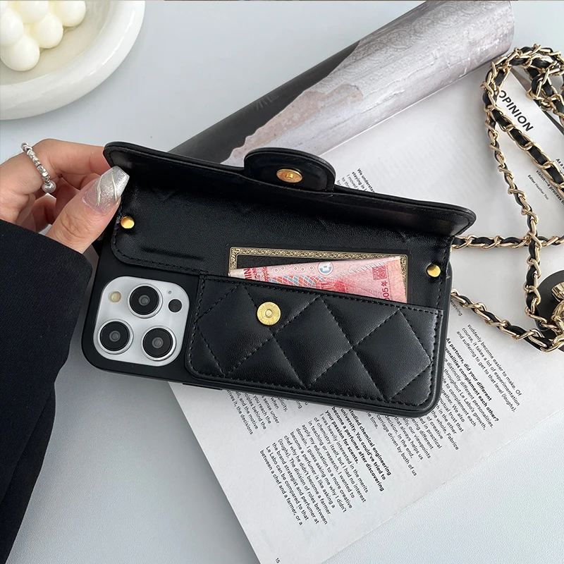 Coque Portefeuille Avec Bandoulière Pour Fairphone 6 - Cuir Synthétique, 9 Emplacements Cartes, Support