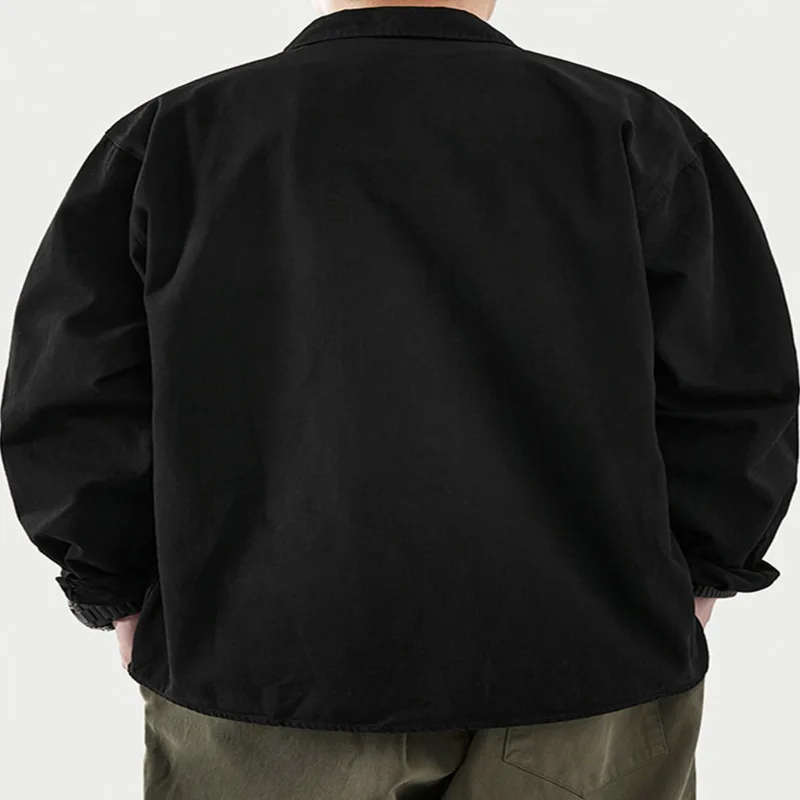 2023 New Loose Fashion Workwear Long Sleeved Coat Korean Edition Men's Leisure Travel Designer Lightweight Breathable Top Jacket