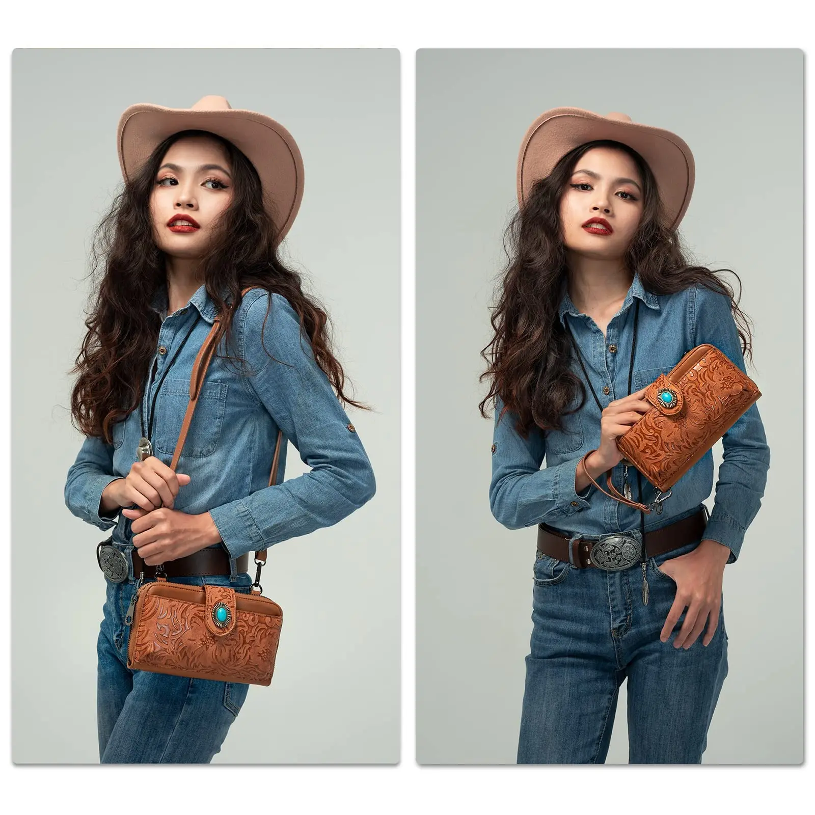 Celela Original Design Women's Handbag Luxury Western Purses Fringe Bag  Pouch Shoulder Bag PU Leather Purse Turquoise Tote Bag - AliExpress