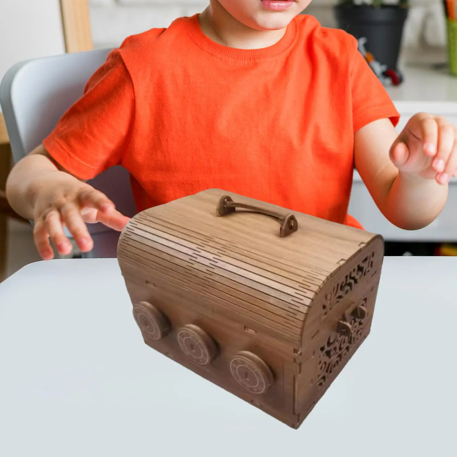 

3D пазл, коробка-пазл, деревянная коробка-пазл, гаджет, коробка для денег, секретный отсек, мозг