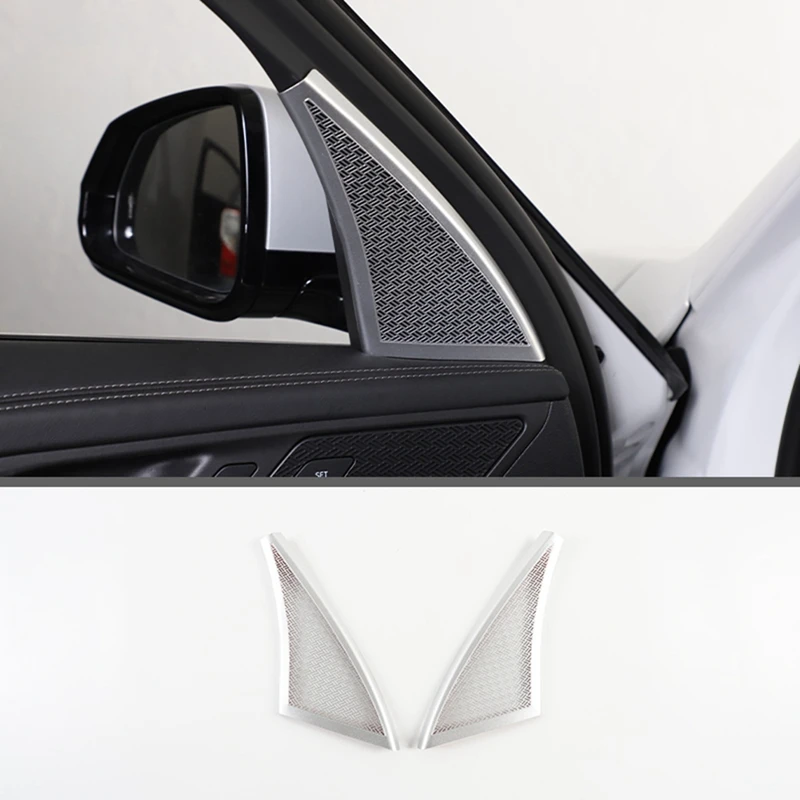 Per Bmw X1 U11 2023 2024 Car A-Pillar Speaker Cover Panel Horn Trim Frame Decorazione Accessori