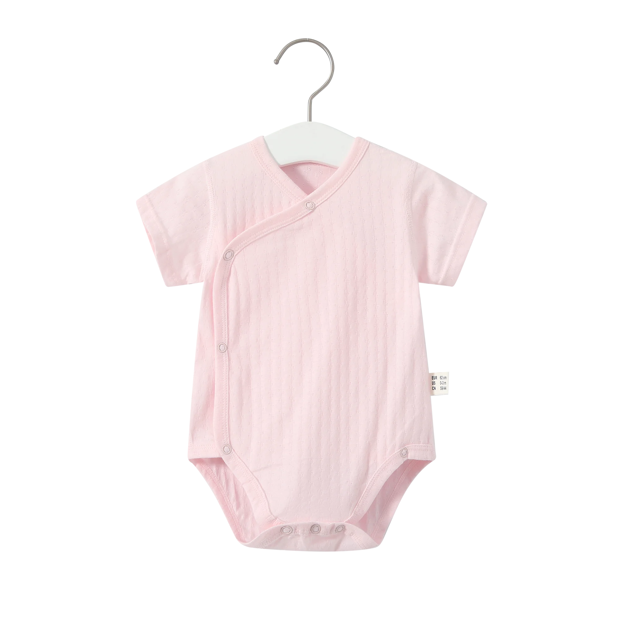 Breathable Fabric Summer Newborn Baby Girls Boys Romper 100% Cotton Short Sleeves Bodysuit Infant Baby Clothes 2