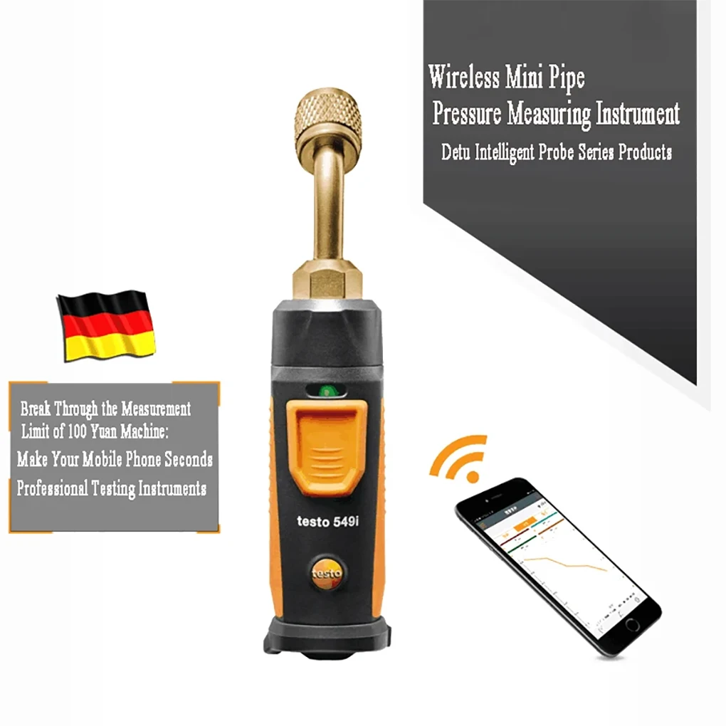 Testo549i Intelligent Pressure Gauge Digital Manifold Gauge Air Conditioning Ref
