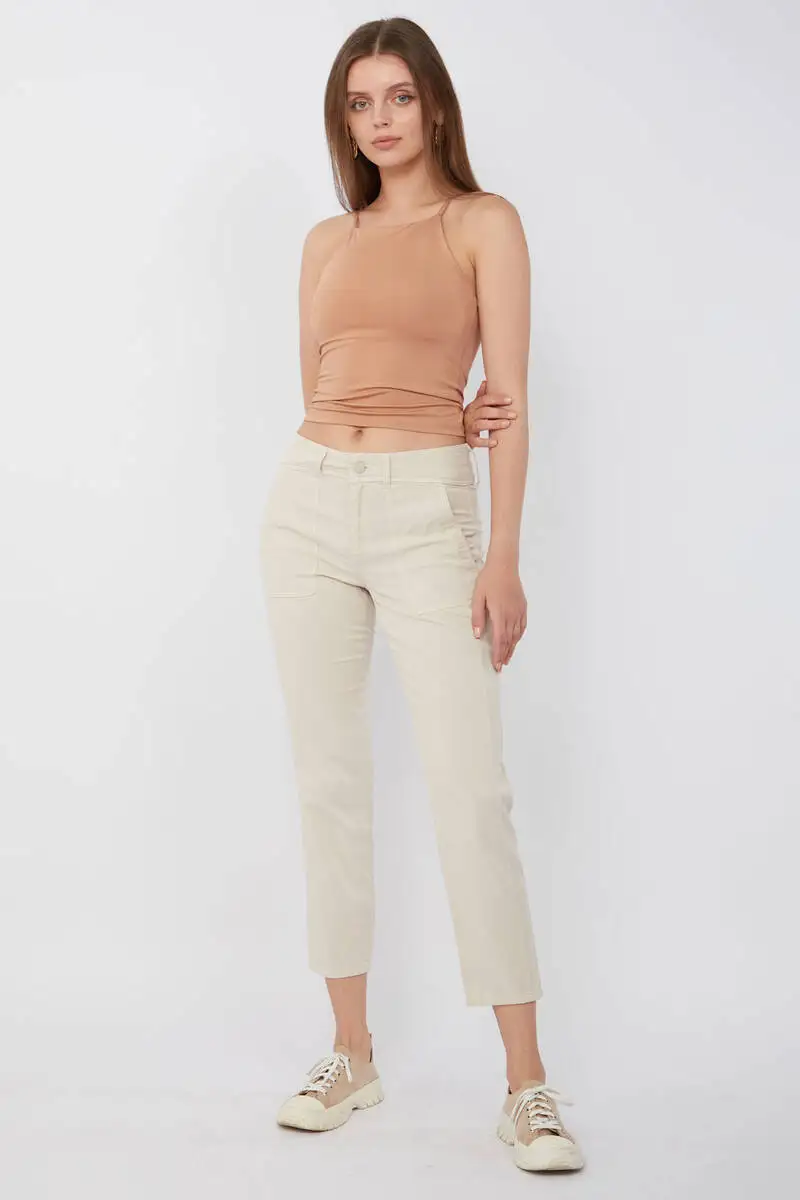 STONE COTTON STRETCH PANT – CREMIEUX USA