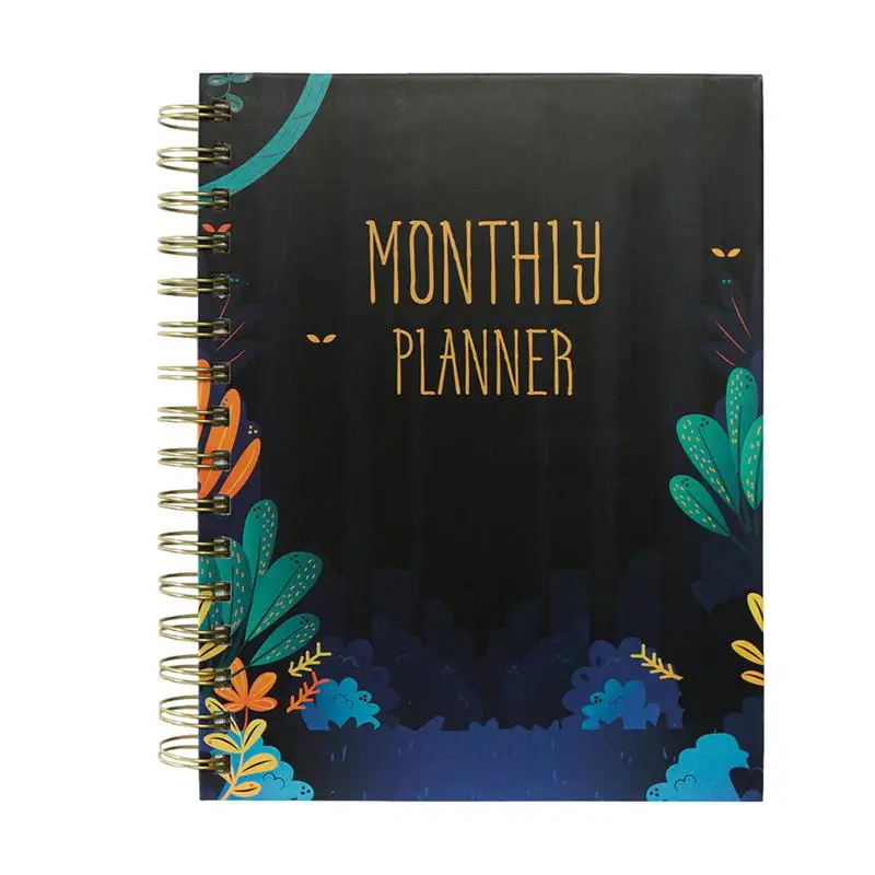 

2024 Spiral Notebook Calendar Weekly Planner Notebook With Monthly Tabs Jan To Dec 2024 Calendar For Memos Goals Tasks Notes
