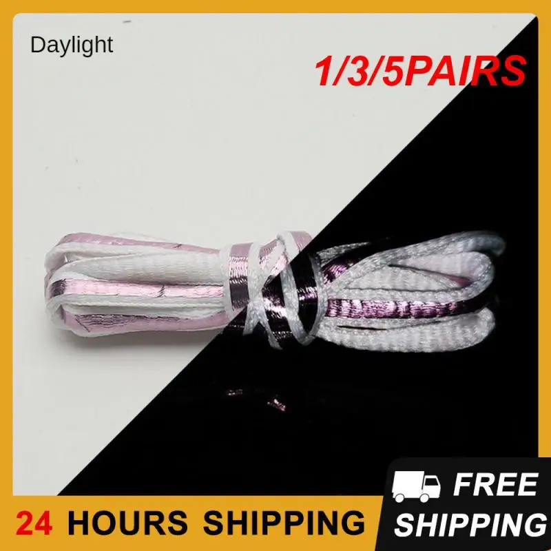 

1/3/5PAIRS Fashion Shoelaces Multi-color Optional 1.4 Meters Shoelace Apparel Versatile Shoelaces Soft And Smooth 2 Packs
