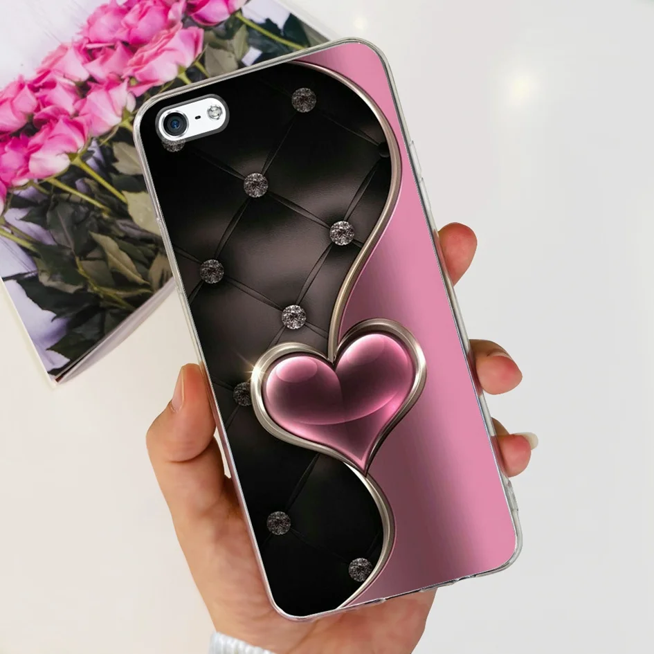Cute Astronaut Clear Silicone Shockproof Phone Case