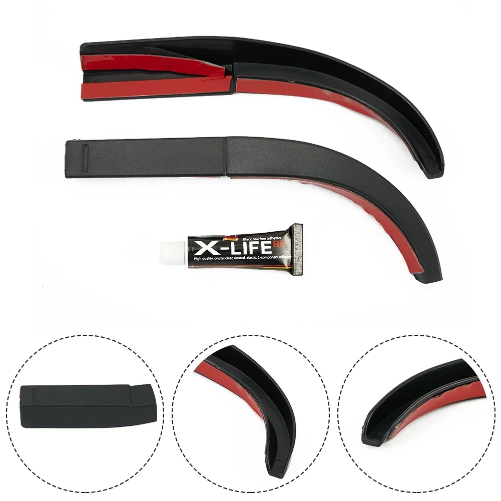 Car Roof Water Rain Gutters Suitable For Jeep For Wrangler JK 2007- Rain Trough Extension Fittings Auto Diverter Parts