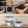 Compact Portable Washing Machine: 11L Small Fold Washer with Spin Dryer, Mini Foldable Clothes Washer, Ideal for Travel 4