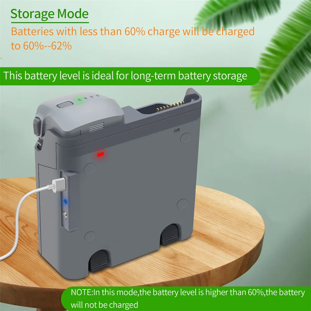 Chargeur 2 en 1 pour DJI Air 3 - Hub USB Batterie et Télécommande