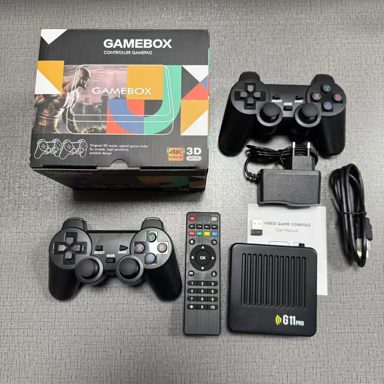 Retro Game Stick - Game Stick Console 2.4G Dubbele draadloze controller Retro Game Stick - Game Stick Console 2.4G Dubbele draadloze controller