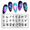 BORN PRETTY Snake Pattern Stamping Plates For Nails Stainless Steel Rectangle Nail Art Template Christmas Artist  Animal-L009 6