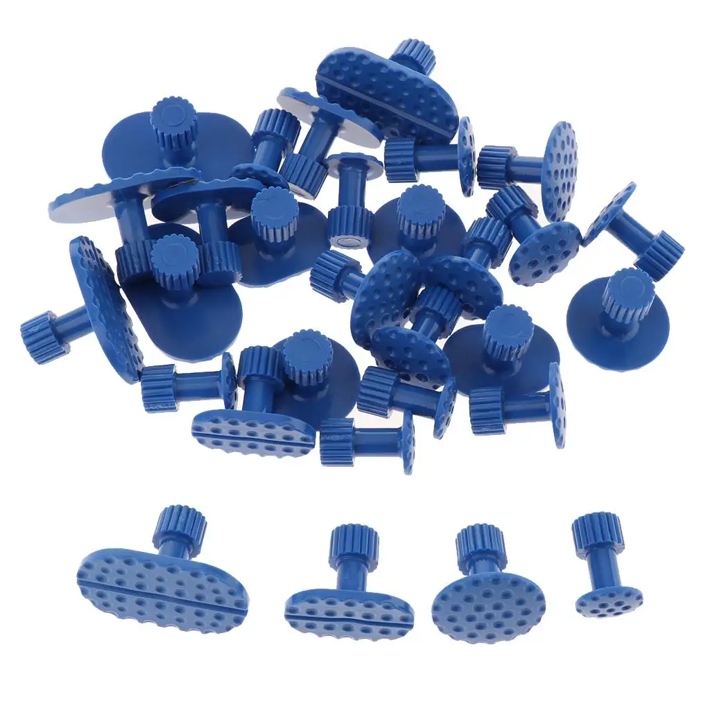 

30 Pcs/lot Paintless Removal Puller Tabs Repairs Tools Set Glue Pulling Tabs Auto Body Kits