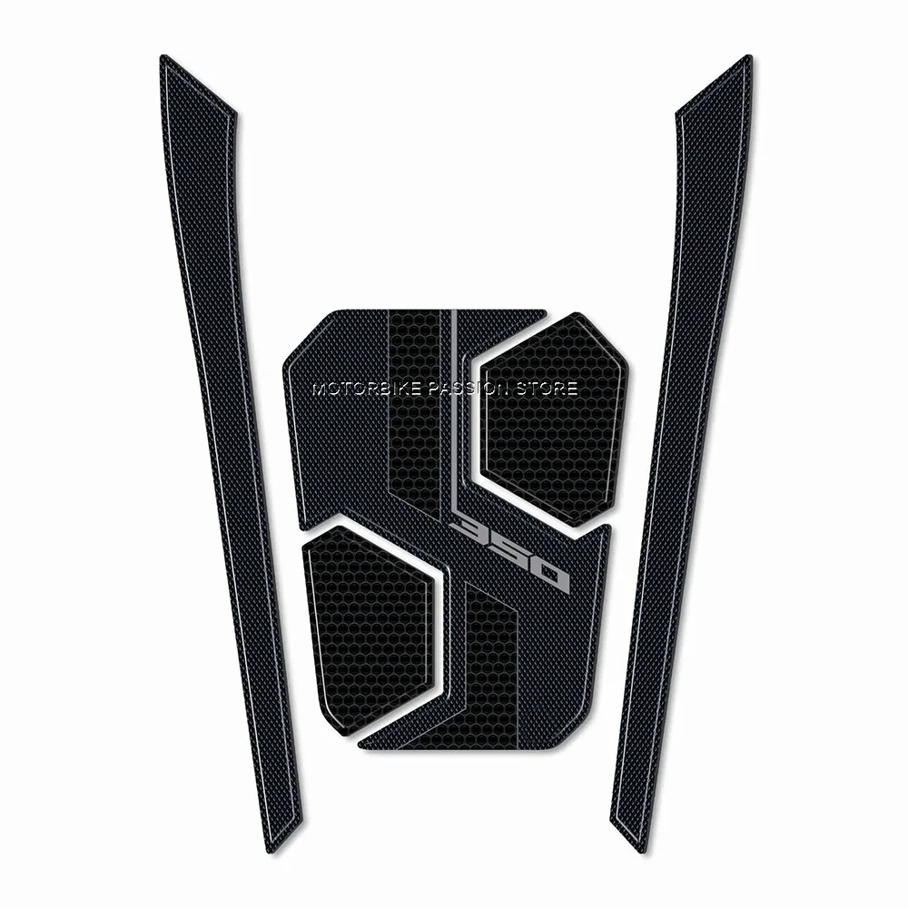Pegatinas de resina epoxi para llantas de motocicleta 3D antideslizantes para HONDA ADV350 ADV 350, protectores para puertas y estribos, calcomanías antiarañazos