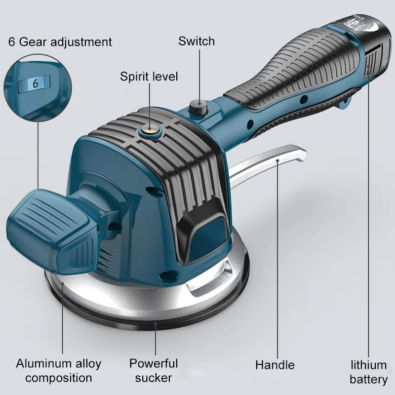 Machine de Nivellement Automatique de Carrelage à Main, 2xBattery