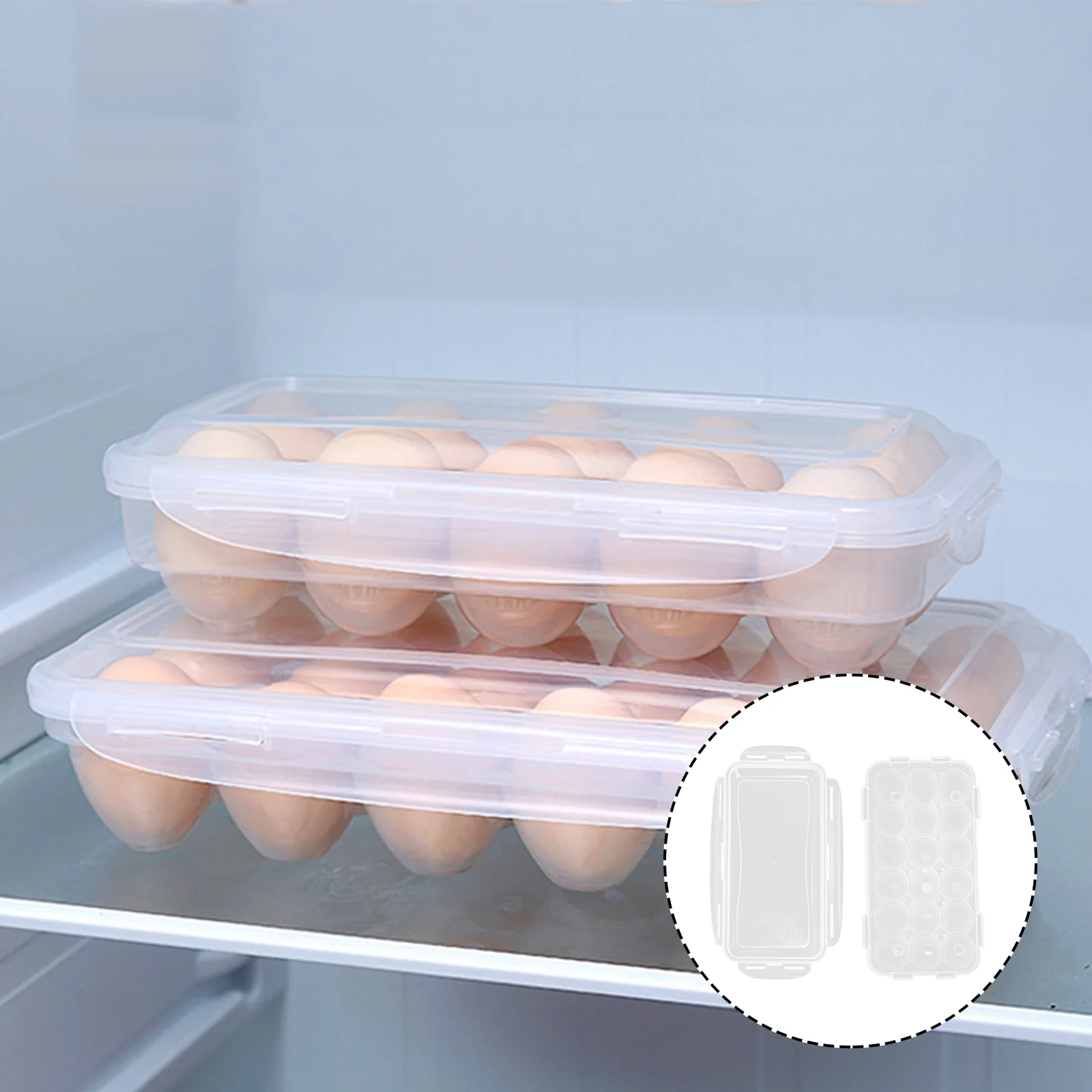 

Fresh-keeping Egg Bag Refrigerator Container Dispenser Portable Case Organizer Fridge Holder Multi-grid Eggs