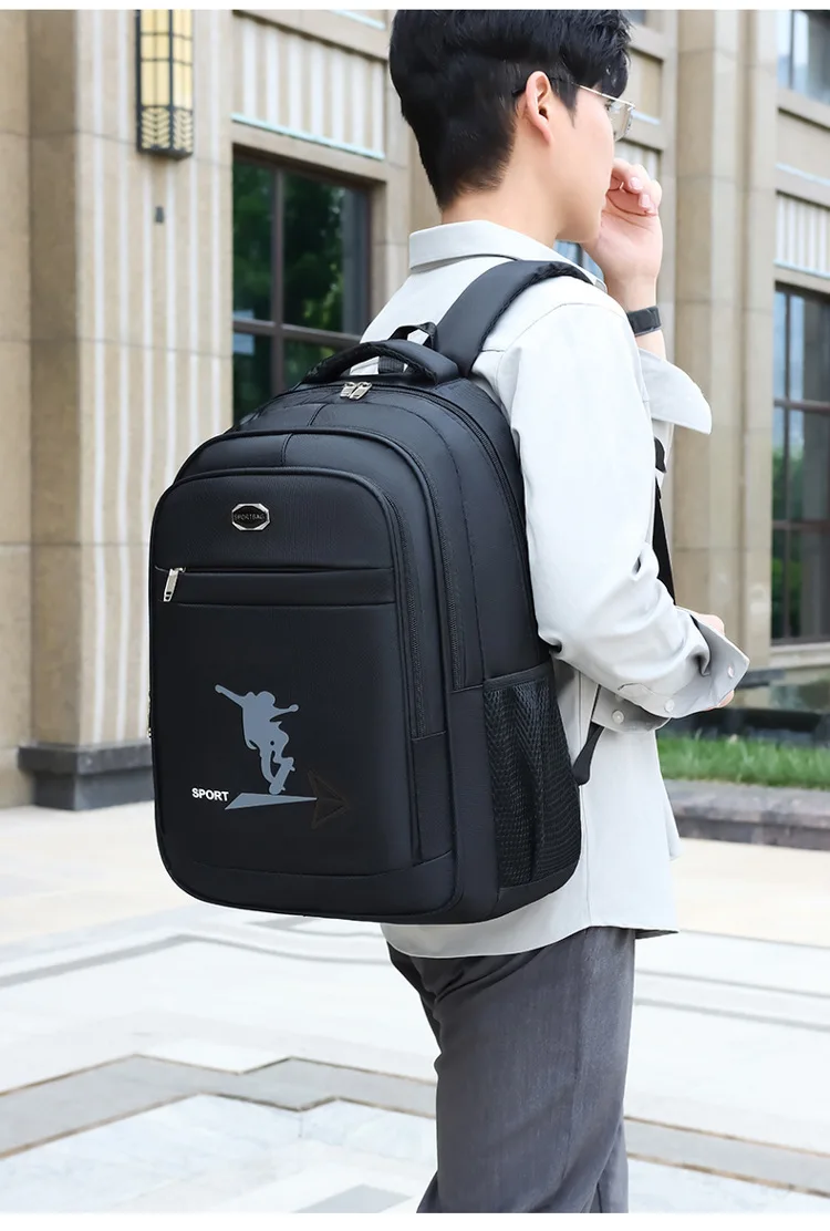 Multi Schichten Verdicken Rucksack männer Große Kapazität Casual Reise Weibliche High School Junior High School Student Schule Tasche – Detail 23