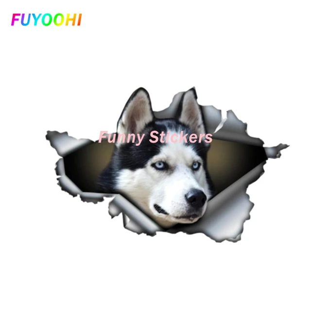 Autocollants 3D Pour Fenêtre En Forme De Chien – Autocollants Amusants En Forme De Chien, Imperméables, Personnalisés Pour Mur, Fenêtre, Camion (heureux