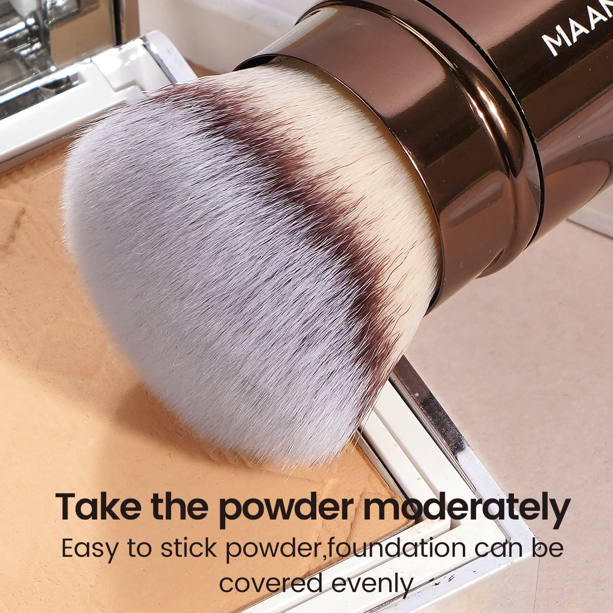 Dual-Head Soft Fiber Makeup Brush