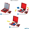 ANU 88 Challenges IQ Puzzle Building Block Cognitive Skills Brain Training Board Game Mondrian Blocks Educational Toys for Kids 6