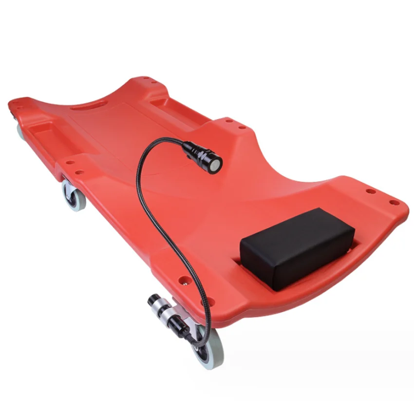 Car repair deck lying board auto repair auxiliary tools LED light board universal wheel auto parts