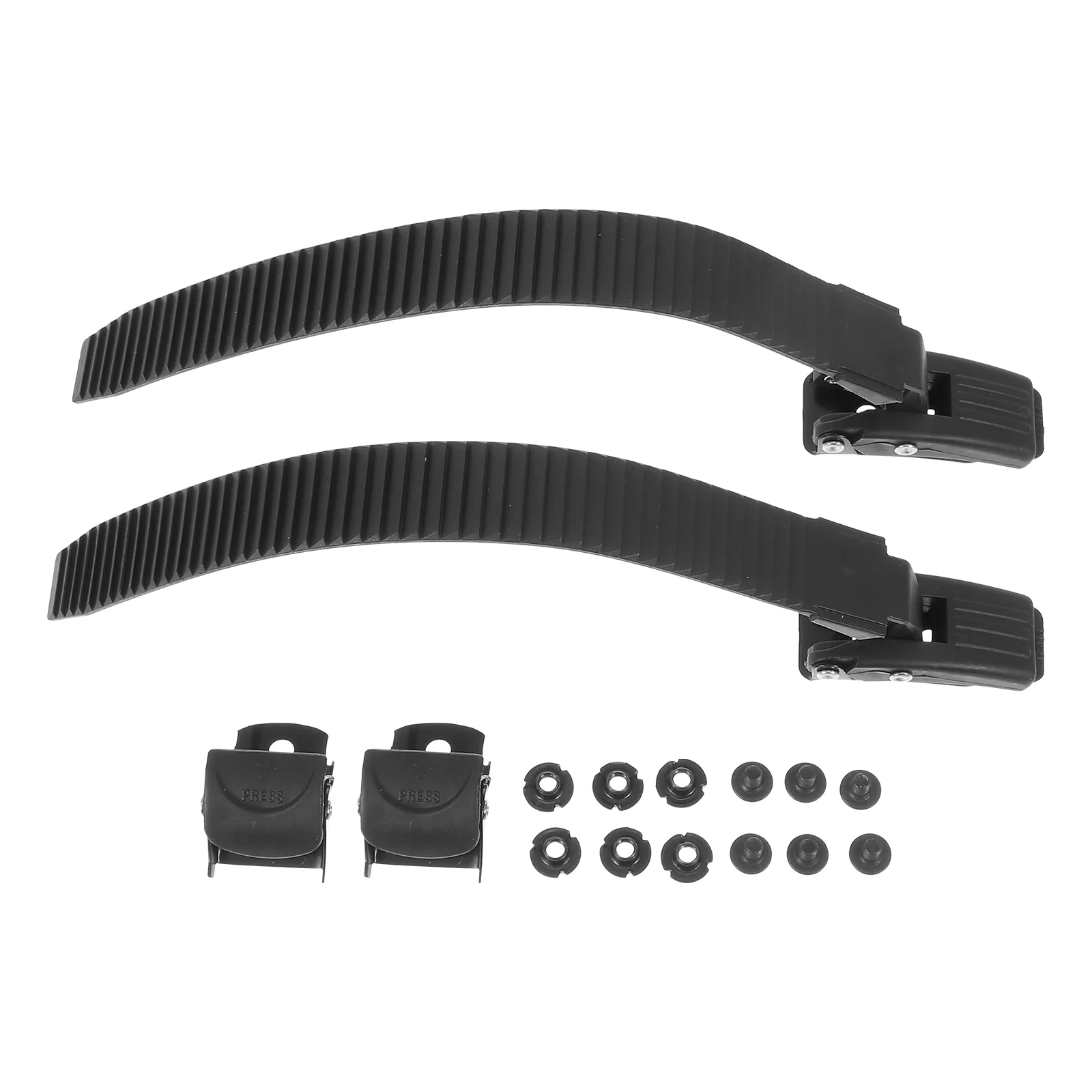 

2 Sets of Professional Skates Straps Versatile Skates Buckles Buckle Straps