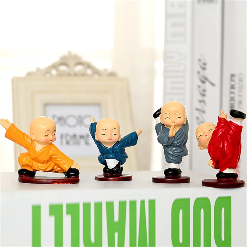 4 шт./кунг-фу разные модели кунг-фу из ПВХ | Дом и сад