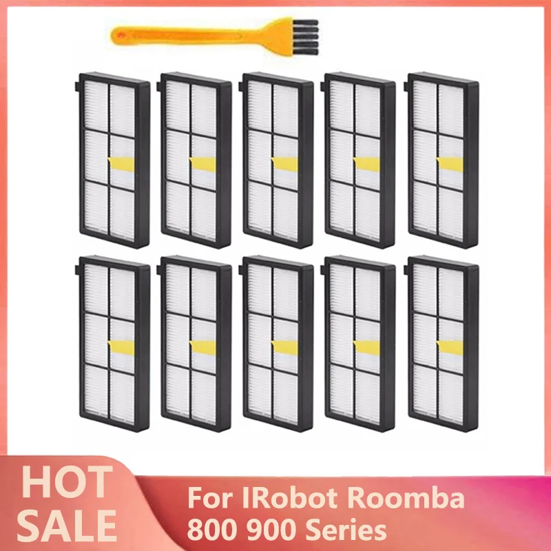 10pcs Hepa Filter For Irobot Roomba 800 900 Series 870 880 980 Filters