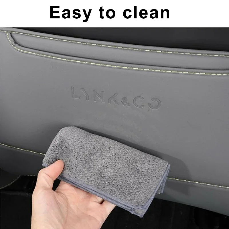 카시트 등받이 패드 발차기 방지 팔걸이 박스 보호대 쿠션, Lynk & Co 07 EM-P 2024 2025, 더러움 방지 매트, 자동차 액세서리